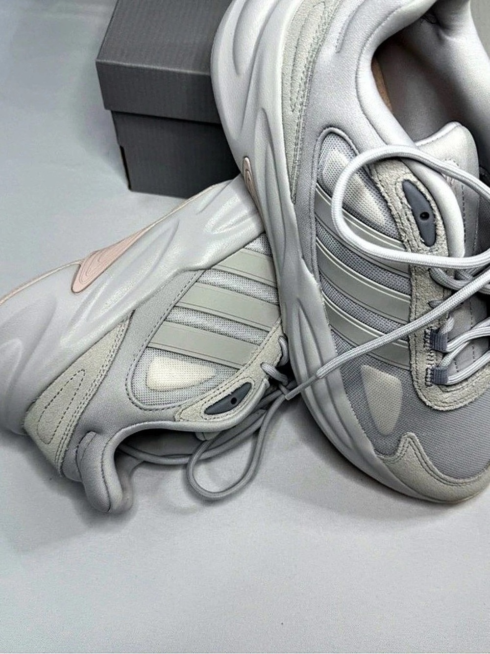 adidas Ozelle Women's Sneakers White & Pink US 9